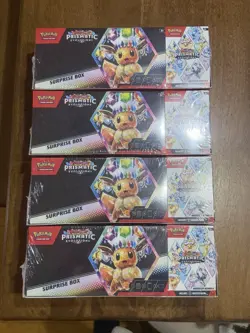 Sams Club Pokemon Prismatic Evolutions Surprise Boxes & Booster Bundles Lot Of 4 - Image 1