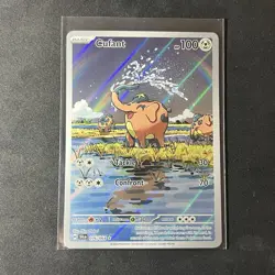 Pokemon TCG Cufant 076/064 Shrouded Fable Illustration Rare Holofoil NM - Image 1