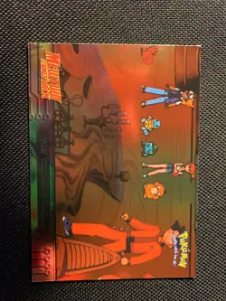 Pokemon Topps The Trainer's Failure #22 Mewtwo Strikes Back HOLO Blue Logo- blue - Image 2