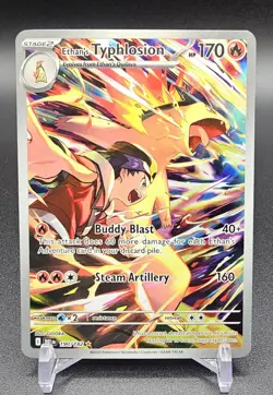 Ethans Typhlosion Illustration Rare Sv10: Destined Rivals 190/182 Pokemon TCG - Image 1