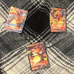 Pokemon TCG Charizard GX, Charizard V, Lance's Charizard V Lot - Celebrations - Image 1