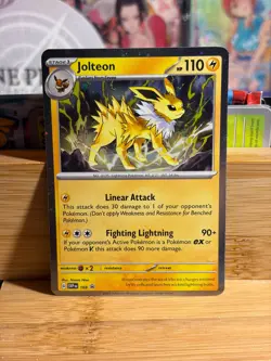 JOLTEON SV169 Prismatic Evolutions 'Poster Collection' Promo Pokemon TCG NM - Image 1