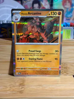 HISUIAN ARCANINE 100/167 S&V Twilight Masquerade Holo Pokemon TCG Near Mint - Image 1