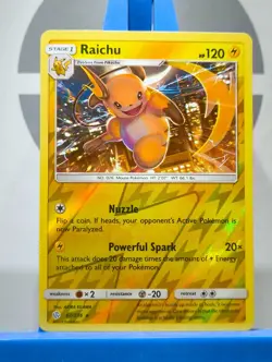 Raichu 67/236 Reverse Holo - Sun & Moon: Cosmic Eclipse - Pokemon TCG - Image 3