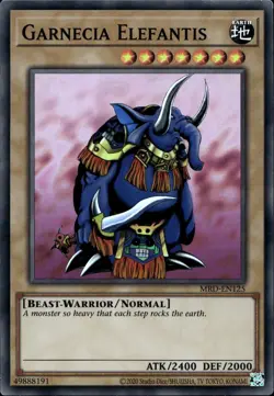 Garnecia Elefantis 25th Ann. EU Super Rare MRD-EN125 Yu-Gi-Oh! - Image 1