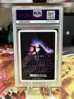 2022 WEISS SCHWARZ JPN HAN SOLO GOLD STAR WARS RARE MISSION! PSA 10 - Image 3