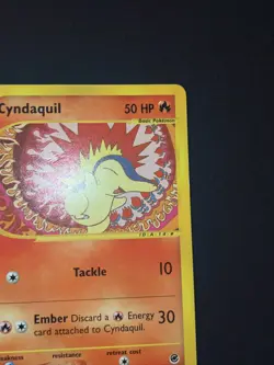 Pokemon Card Old Comune Expedition Set Base ENG 105/165 Cyndaquill - Image 5