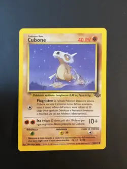 Pokemon card ITA Comune jungle 50/64 Cubone Ex - Image 1