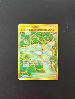 Aether Paradise Conservation Area SV87/SV94 SM Hidden Fates Pokemon Card ZY9 - Image 1