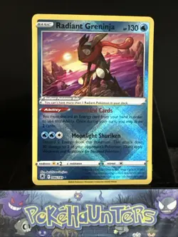 Pokemon Card Radiant Greninja 046/189 Astral Radiance Near Mint - Image 1