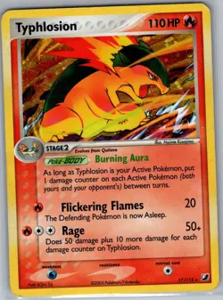 Typhlosion 17/115 Holo Unseen Forces - Pokemon Card - NM - Image 1