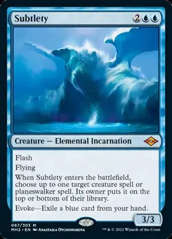 1x Subtlety Modern Horizons 2 Regular MTG Card Magic The Gathering - Image 1
