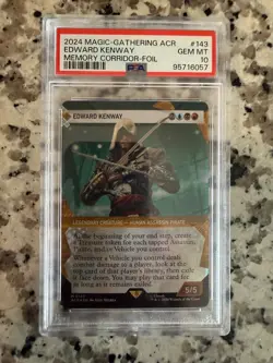 Edward Kenway Textured Foil - MTG - Assassins Creed - PSA 10 Gem Mint - Image 1