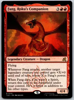 Fang, Roku's Companion R Avatar: The Last Airbender: Eternal-Legal 115 NM - Image 1