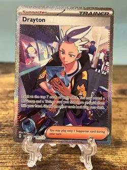 Drayton 244/191 SIR Special Illustration Rare Surging Sparks Pokemon TCG - Image 1