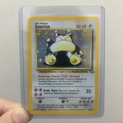 Snorlax Jungle 11/64 Holo Unlimited Holo Rare Pokemon TCG NM - Image 1