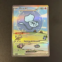 Pokemon Bubble Mew Ex 232/091 Azzurro Paf It Near Mint Nm Destino Di Paldea Ita - Image 1