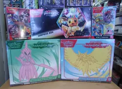 POKEMON PRISMATIC SURPRISE + DESTINED & JOURNEY BUNDLE + (2) PARADOX ETB - Image 1