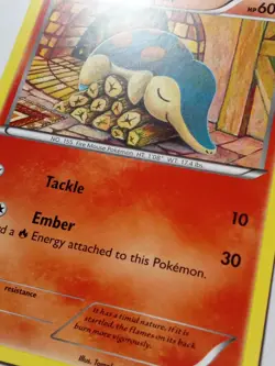Cyndaquil 18/162 PL / LP - XY Breakthrough Pokemon Card - Tomokazu Komiya Art - Image 2