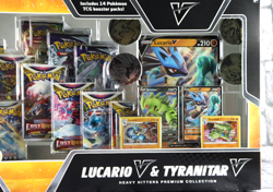Pokemon TCG Lucario V & Tyranitar V Heavy Hitters Premium Collection NEW B6 - Image 4