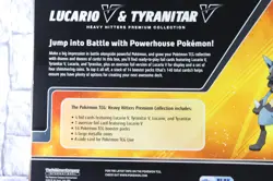 Pokemon TCG Lucario V & Tyranitar V Heavy Hitters Premium Collection NEW B6 - Image 5