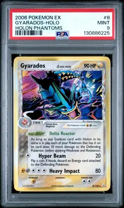 Pokemon Gyarados EX Holon Phantoms Holo Rare 8/110 PSA 9 Mint - Image 1