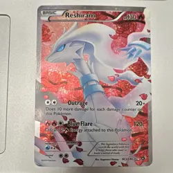 Pokemon Reshiram Full Art Ultra Rare Holo RC22/RC25 Legendary Treasures - Image 1