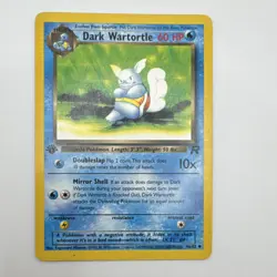 Pokemon Dark Wartortle 46/82 Team Rocket 1st Edition Uncommon 60 HP Regular Card - Image 1