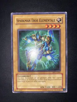 Yu Gi Oh Sparkman Eroe Elementale Dp1-it004 Ita Comune Yugioh - Image 2