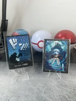 One Piece DF03 Devil Fruit Collection Vol 3 Sealed Promo Don Card & Sleeves Only - Image 1