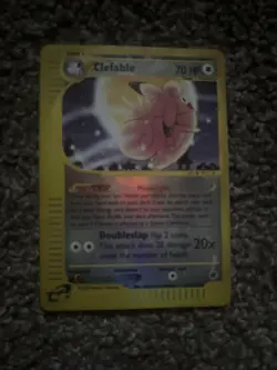 Clefable Expedition 2002 7/165 Reverse Holo Pokemon Card Rare - Image 1