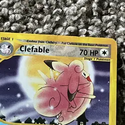 Clefable Expedition 2002 7/165 Reverse Holo Pokemon Card Rare - Image 4