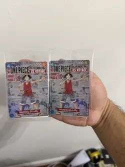 One Piece Monkey.D.Luffy US College Basketball Promo Card *SEALED*🔥🏀 Rare - Image 1
