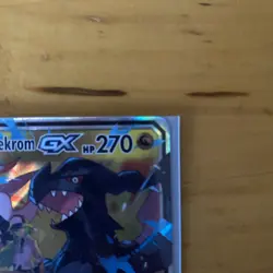 Reshiram & Zekrom GX 157/236 Pokemon Sm-Cosmic Eclipse Full art chase card - Image 4