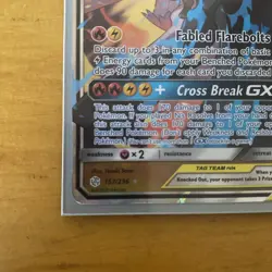 Reshiram & Zekrom GX 157/236 Pokemon Sm-Cosmic Eclipse Full art chase card - Image 5