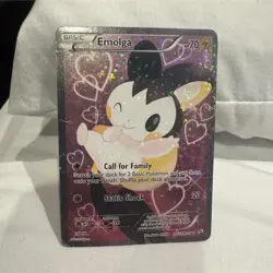 Pokemon TCG Emolga Legendary Treasures Full Art Holo Card RC23/RC25 - Image 1