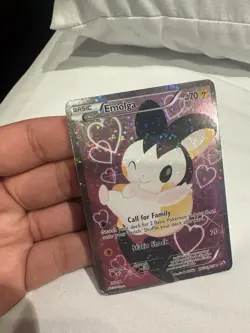 Pokemon TCG Emolga Legendary Treasures Full Art Holo Card RC23/RC25 - Image 3