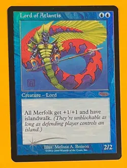 MTG LORD OF ATLANTIS (Foil) JSS Promo (OldManMTG 013-275) - Image 1