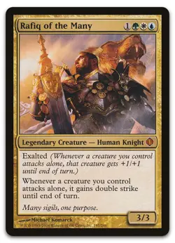 Rafiq of the Many #185 (NM) Shards of Alara ALA Magic MTG - Image 1
