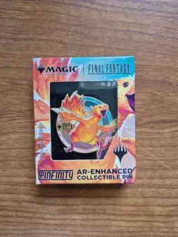 MTG Pinfinity Final Fantasy Exclusive Ar Enhanced Pin Badge Chocobo Racing Promo - Image 1