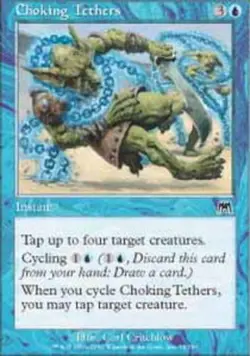 1x Choking Tethers - Foil Light Play MTG Magic - Kid Icarus - - Image 1