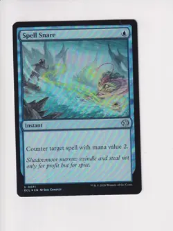 MAGIC THE GATHERING MTG LORWYN ECLIPSED FOIL SPELL SNARE - Image 1