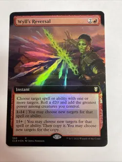 Wyll's Reversal (Extended Art) Commander Battle for Baldur's Gate Foil #586 Rare - Image 1