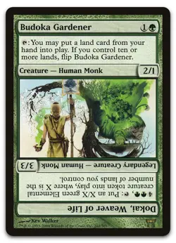 Budoka Gardener // Dokai, Weaver of Life #202 NM Champions of Kamigawa Magic MTG - Image 1
