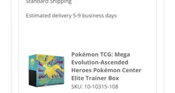 Pre-Order Ascended Heroes Pokemon Center Elite Trainer Box ETB (ships Next Week) - Image 1