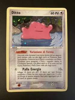 Pokemon Ditto 4/112 Rare Holo Foil Italian Ex Fire Red And Leaf Green NM+ - Image 1