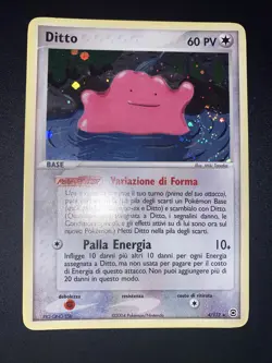 Pokemon Ditto 4/112 Rare Holo Foil Italian Ex Fire Red And Leaf Green NM+ - Image 3