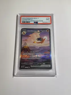 pokemon 151 charizard ex 199/165 psa 9 rara illustrazione speciale ita mint holo - Image 1