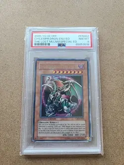 2005 Yu-Gi-Oh Chaos Emperor Dragon-Envoy Of The End TLM-ENSE2 Ultra Rare PSA 8 - Image 1