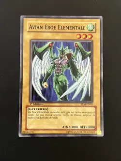 Yu-Gi-Oh! Comune Avian Eroe Elementale Tlm-it001 1ª Edizione Italiano Ita Ex - Image 1